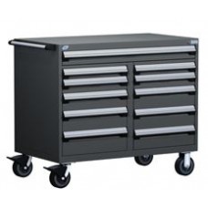 Rousseau 11-Drawer Modular Tool Cart R5GHG-3406 for Secure Industrial Storage Rousseau 11-Drawer Modular Tool Cart R5GHG-3406 for Secure Industrial Storage