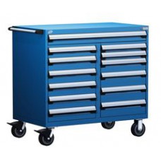 Rousseau 13 Drawer Modular Tool Cart R5GHG-3812 Rousseau 13 Drawer Modular Tool Cart R5GHG-3812
