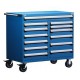 Rousseau 13-Drawer Modular Tool Cart with Compartments and Locking Drawers - R5GHG-3811