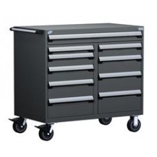 Rousseau R5GHG-3813 10-Drawer Tool Cart | Heavy-Duty Mobile Storage