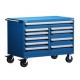 Rousseau 10-Drawer Modular Tool Cart R5GKE-3005 for Safe Industrial Storage