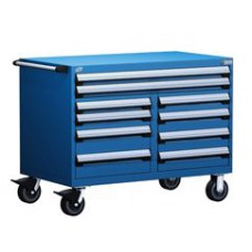 Rousseau 9-Drawer Modular Tool Cart - R5GKE-3010 Rousseau 9-Drawer Modular Tool Cart - R5GKE-3010