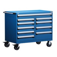 Rousseau 10-Drawer Modular Tool Cart R5GKE-3404 for Secure Industrial Storage Rousseau 10-Drawer Modular Tool Cart R5GKE-3404 for Secure Industrial Storage