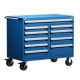 Rousseau 10-Drawer Modular Tool Cart R5GKE-3403 for Secure Industrial Storage