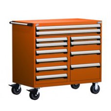 Rousseau 12 Drawer Modular Tool Cart R5GKE-3809 Rousseau 12 Drawer Modular Tool Cart R5GKE-3809