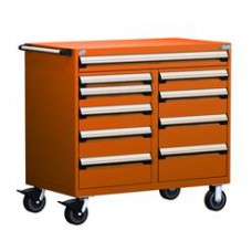Rousseau 10-Drawer Modular Tool Cart R5GKE-3813 for Secure Industrial Storage Rousseau 10-Drawer Modular Tool Cart R5GKE-3813 for Secure Industrial Storage