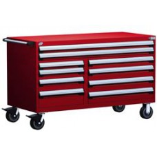 Rousseau 10-Drawer Modular Tool Cart R5GKG-3008 for Secure Industrial Storage Rousseau 10-Drawer Modular Tool Cart R5GKG-3008 for Secure Industrial Storage