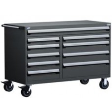 Rousseau 10-Drawer Modular Tool Cart R5GKG-3404 for Secure Industrial Storage Rousseau 10-Drawer Modular Tool Cart R5GKG-3404 for Secure Industrial Storage