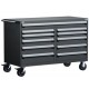 Rousseau 11-Drawer Modular Tool Cart R5GKG-3405 for Industrial Tool Storage
