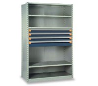 Rousseau 48x18 Modular Drawer Shelving