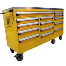 Rousseau R5XLE-3401 14-Drawer Modular Tool Cart with Stainless Steel Top Rousseau R5XLE-3401 14-Drawer Modular Tool Cart with Stainless Steel Top