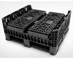 Triple Diamond Plastic Collapsible Bulk Container – Model TDP-3230-25