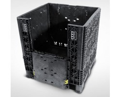 Triple Diamond Plastic Collapsible Bulk Container – Model TDP-3230-34 