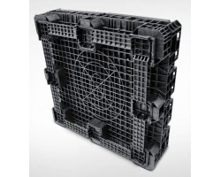 Triple Diamond TDP-4845-34  Plastic Collapsible Bulk Container - 48x45x34