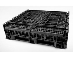 Triple Diamond TDP-4845-34  Plastic Collapsible Bulk Container - 48x45x34