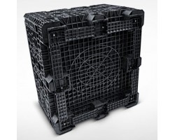 Triple Diamond Plastic Collapsible Bulk Container – Model TDP-4845-42