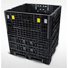 Triple Diamond Plastic Collapsible Bulk Container – 48x45x50