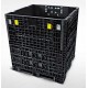 Triple Diamond Plastic Collapsible Bulk Container – 48x45x50