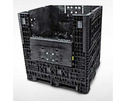 Triple Diamond Plastic Collapsible Bulk Container – 48x45x50