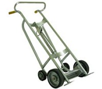 Wesco Aluminum Drum Truck with Spring-Loaded Chime Hook