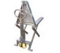 Wesco Stainless Steel Manual High Lift Pallet Truck – 2,200 lb Capacity