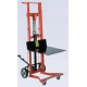 Wesco 260009 Four-Wheeled Hydraulic Pedalift – 750 lb Capacity