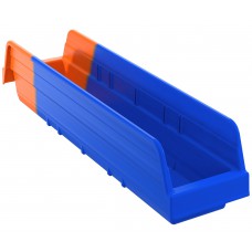 Akro-Mils 36448 Indicator Bins – 12 per Carton | Two-Tone Inventory Control Storage Bins