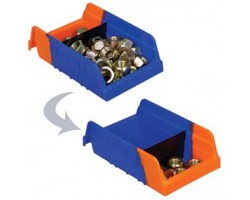 Akro-Mils 36442 Indicator Bins – 24 per Carton | Two-Tone Inventory Control Bins