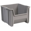 Akro-Mils 13018 Stack-Nest Plastic Bins – 2 Heavy-Duty Bins per Carton