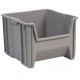 Akro-Mils 13018 Stack-Nest Plastic Bins – 2 Heavy-Duty Bins per Carton