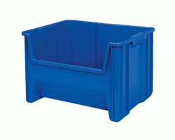 Akro-Mils 13017 Stack-Nest Plastic Bins – 3 Durable Bins per Carton