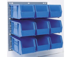 Akro-Mils 30618 Wall-Mounted Louvered Panels – 4-Pack Steel Bin Panels