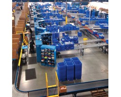 Akro-Mils 35180 Plastic Stack-Nest Container – 6 per Carton | Space-Saving Industrial Storage Bins