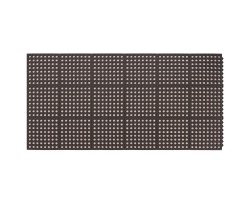 Apache Mills Performa Grease Proof Red Kitchen Mat - 3x3