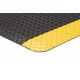 Apache Mills Anti-Fatigue Diamond Foot Black-Yellow Mat - 2x3