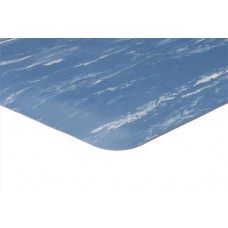 Apache Mills Anti-Fatigue Marble Foot Blue Mat - 3x5