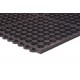 Apache Mills Performa Grease Resistant Black Kitchen Mat - 3x3