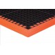 Apache Mills Safety Tru-Tread Black-Orange Mat - 38x52
