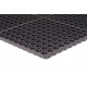Apache Mills TruTread Grease Resistant Black Kitchen Mat - 3x5
