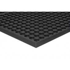 Apache Mills Black Grease Resistant Kitchen Mat - 3x5 Apache Mills Black Grease Resistant Kitchen Mat - 3x5