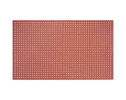Apache Mills Black Grease Resistant Kitchen Mat - 3x5