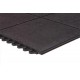 Apache Mills Performa SD Grease Resitant Black Kitchen Mat - 3x3
