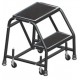 Ballymore 218-R Abrasive Mat Treads Rolling Safety Ladder