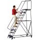 Ballymore 053214-P Perforated Treads Rolling Safety Ladder