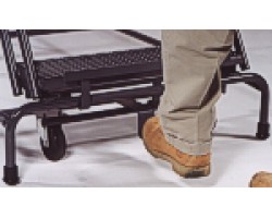 Ballymore 052414-P Perforated Treads Rolling Safety Ladder