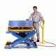 Bishamon EZU-15R Pneumatic Lift Table with Rotating Top – 1,500 lb Capacity