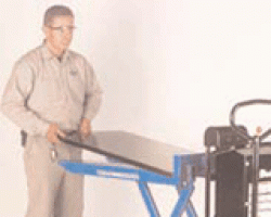 Bishamon LVE-50E Battery Powered Skid Lift – 1,100 lb Capacity