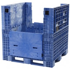 Buckhorn48x45 Plastic Collapsible Bulk Container - BE484550BO Buckhorn48x45 Plastic Collapsible Bulk Container - BE484550BO
