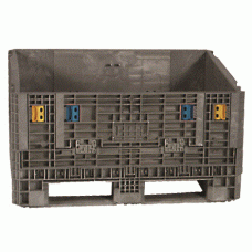 Buckhorn BI484525 Collapsible Bulk Container with 2 Drop Doors Buckhorn BI484525 Collapsible Bulk Container with 2 Drop Doors