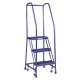 Cotterman 1001G2626-A2 Solid Metal Rubber Treads Safety Ladder